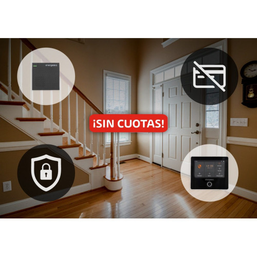 Pack especial: Instalación básica + Alarma Wifi+GSM + Cámara Wifi DUAL interior