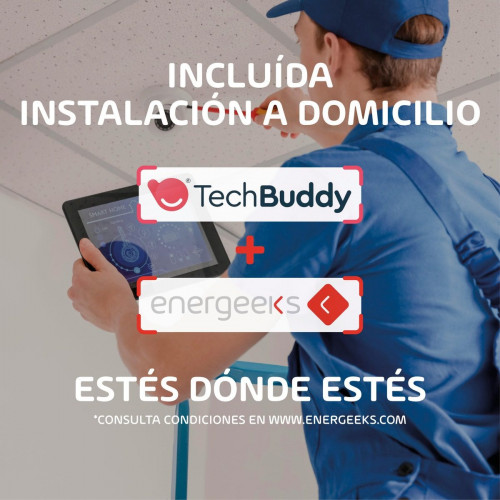 Pack especial: Instalación básica + Alarma Wifi+GSM + Cámara Wifi DUAL interior