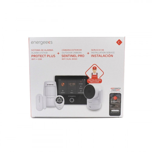 Pack especial: Instalación básica + Alarma Wifi+GSM + Cámara Wifi DUAL interior