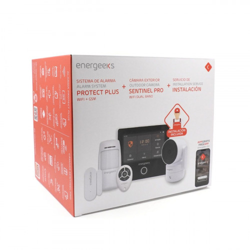 Pack especial: Instalación básica + Alarma Wifi+GSM + Cámara Wifi DUAL interior