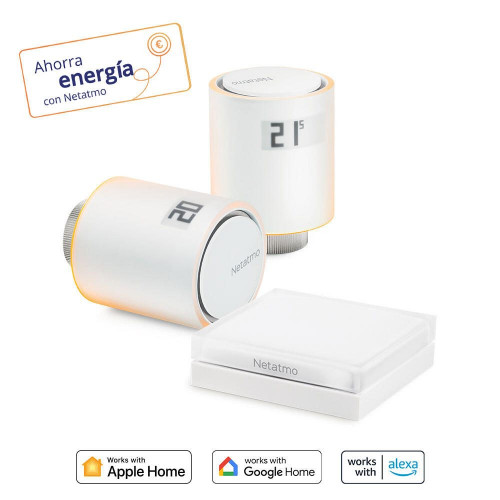 Pack inicio 2 válvulas termostáticas inteligentes NETATMO