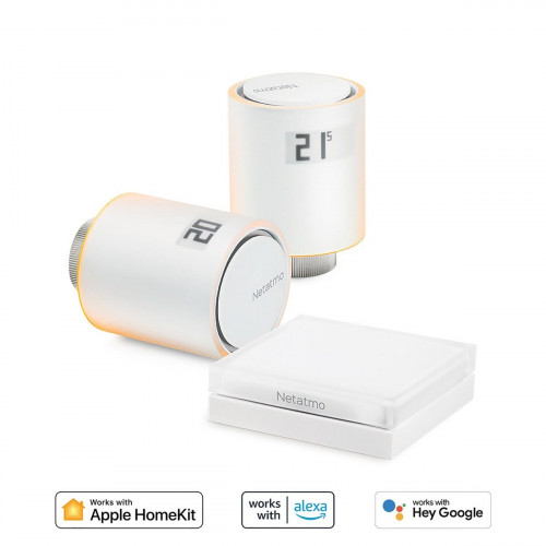 Pack inicio 2 válvulas termostáticas inteligentes NETATMO
