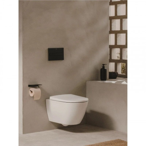 Pack Roca Ona: inodoro Rimless con fijaciones ocultas y asiento Soft Close, blanco (A346688000)