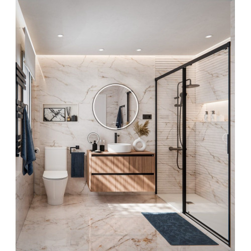Pack WC ROCA Legacy Confort con tapa amortiguada blanco