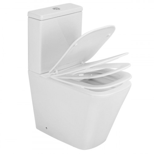 Pack WC SENSEA STUDIO con tapa amortiguada blanco