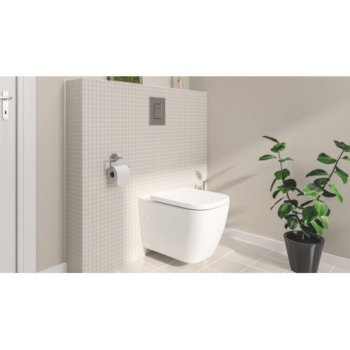Pack WC suspendido GROHE Clova con tapa amortiguada blanco