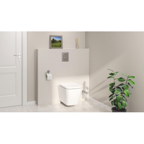Pack WC suspendido GROHE Clova con tapa amortiguada blanco
