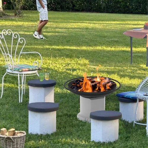 Palazzetti Efesto 60 Barbacoa de obra de leña y carbón