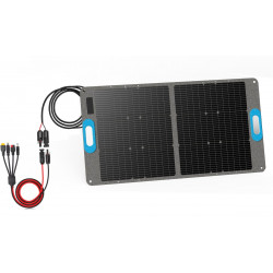 Panel solar GENERGY SUN100W - Ultraligero y plegable de 100 W con adaptador universal