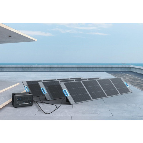 Panel solar GENERGY SUN200W - Ultraligero y plegable de 200 W con adaptador universal