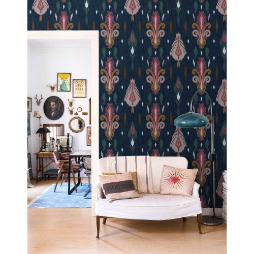 Papel pintado Sumba Ikart Coordonné Navy