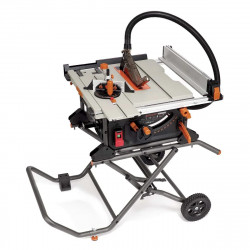 Paquete de Oferta Evolution - Sierra de Mesa R255TBL+ Evolution de 255mm, 1800W con hoja multi-material TCT + Soporte Plegable (GRADO B)