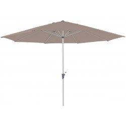 Parasol de jardín octogonal de aluminio NATERIAL Aura II tostado Ø 394 cm