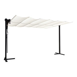 Parasol doble brazo Twin Antracita / Natural