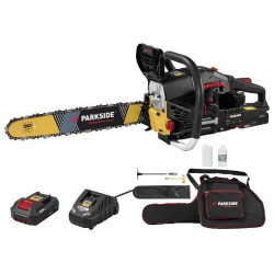 PARKSIDE PERFORMANCE® Motosierra de gasolina con arranque eléctrico 2200 W