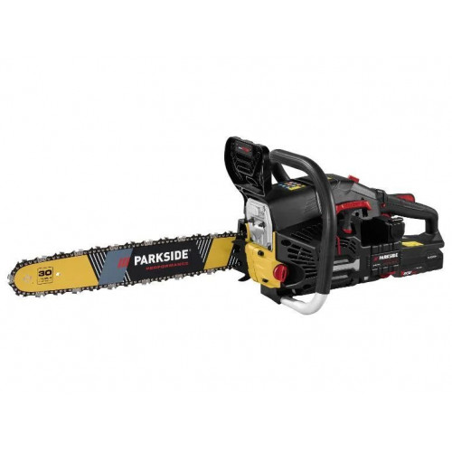 PARKSIDE PERFORMANCE® Motosierra de gasolina con arranque eléctrico 2200 W