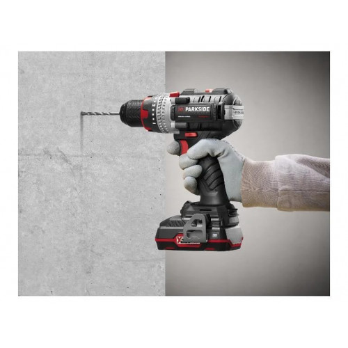 PARKSIDE PERFORMANCE® Set de atornilladora taladradora de percusión recargable 20 V