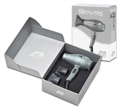 Parlux Digitalyon Secador Gris Glitter