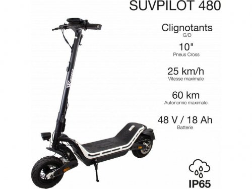 Patinete Eléctrico WISPEED Suvpilot 480 (900 W – Autonomía: 60 km)