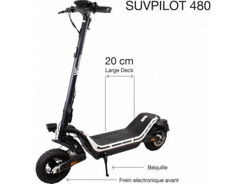 Patinete Eléctrico WISPEED Suvpilot 480 (900 W – Autonomía: 60 km)