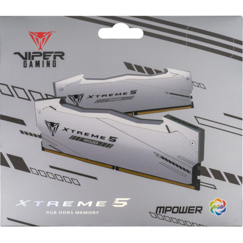 Patriot Viper Xtreme 5 RGB MPOWER 32GB Kit DDR5-6000 CL30 (PVXR532G60C30KM)
