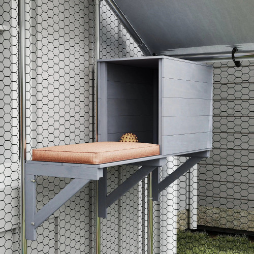 Pawhut Jaula Grande Para Gatos Exterior Con 2 Casitas 240x193x195 Cm Plata