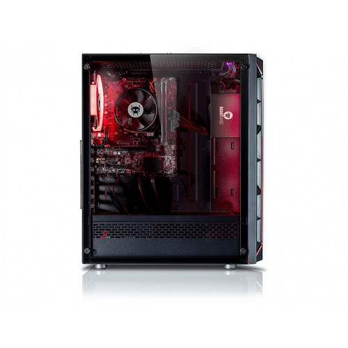 PC Gaming - BEASTCOM Q3 Essential Gaming, AMD Ryzen™ 5 3400G, 32 GB RAM, 1 TB SSD, Radeon™ RX Vega 11, Windows 11 Home, Negro