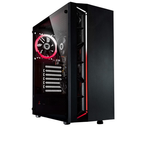 PC Gaming - BEASTCOM Q3 Essential Gaming, AMD Ryzen™ 5 3400G, 32 GB RAM, 1 TB SSD, Radeon™ RX Vega 11, Windows 11 Home, Negro