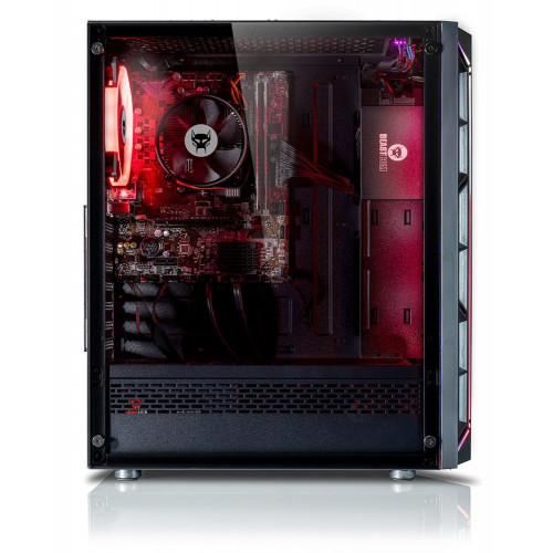 PC Gaming - BEASTCOM Q3 Essential Gaming, AMD Ryzen™ 5 3400G, 32 GB RAM, 1 TB SSD, Radeon™ RX Vega 11, Windows 11 Home, Negro