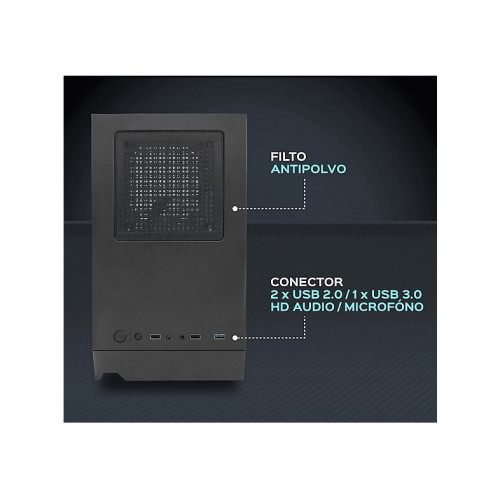 PC Gaming - JOYBE COMPUTERS AMD Ryzen 5 5600G / RAM 16 GB / M.2 Nvme 512 GB SSD / Graphics AMD Radeón RX Vega 7, AMD Ryzen™ 5 5600G, 16 GB RAM, 512 GB SSD, Radeon™ RX Vega 7, Windows 11 Pro, Negro