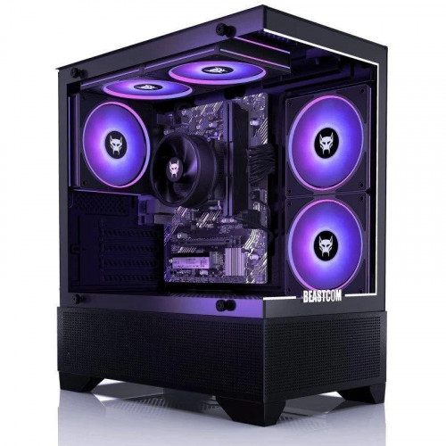 PC Sobremesa BEASTCOM Q3 AMD Ryzen 5 3400G 16GB 1TB SSD Vega 11 Windows 11 WiFi RGB