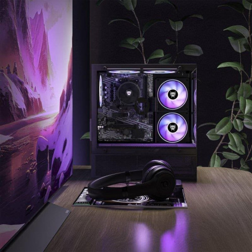 PC Sobremesa BEASTCOM Q3 AMD Ryzen 5 3400G 16GB 1TB SSD Vega 11 Windows 11 WiFi RGB