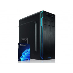 PC Sobremesa - GREED Intel Multi V2 - Ordenador de oficina, Intel Core i7 10700F, 16 GB RAM, 512 GB SSD, Core™ Onboard Graphics, Windows 11, Negro