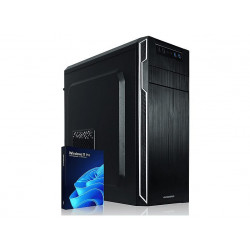 PC Sobremesa - GREED Multi Pc - Ordenador de oficina, Intel Core, 16 GB RAM, 1000 GB HDD, GeForce® GT 730, Windows 11 Pro, Negro