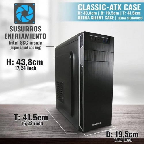 PC Sobremesa GREED Multimedia 7 Intel Core i7-4790 16GB 240GB