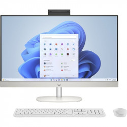 PC Sobremesa HP All-in-One 27 Ryzen 3 7320U 8GB 512GB SSD WiFi 6 Blanco