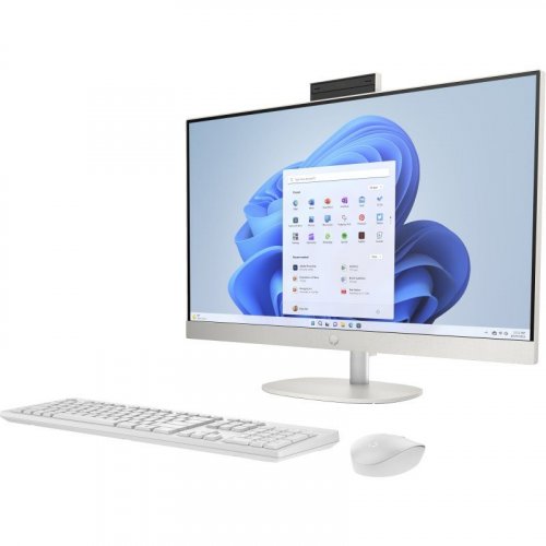 PC Sobremesa HP All-in-One 27 Ryzen 3 7320U 8GB 512GB SSD WiFi 6 Blanco