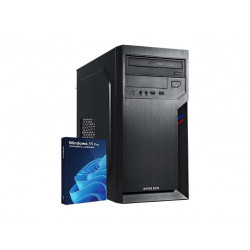 PC Sobremesa - HYPER BYTE Office Pc - para multimedia / oficina, Ryzen 3, 16 GB RAM, 1000 GB SSD, Sin tarjeta gráfica, Windows 11 Pro, Negro