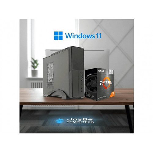 PC Sobremesa - JOYBE COMPUTERS AMD Ryzen 7 5700G / RAM 16 GB / M.2 Nvme 512 GB SSD / Graphics AMD Radeón RX Vega 8, AMD Ryzen™ 7 5700G, 16 GB RAM, 512 GB SSD, Radeon™ RX Vega 8, Windows 11 Pro, Negro
