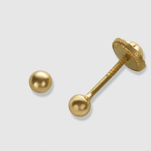 Pendientes de bebé primera puesta de oro Oro