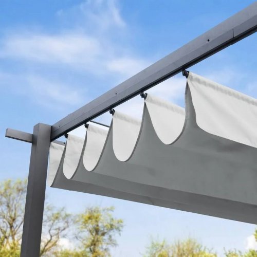 Pérgola 3x4m techo de toldo 400102
