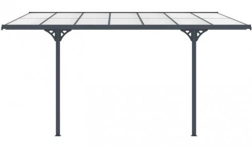 Pérgola adosada ajustable 3x4,4m Modelo premium