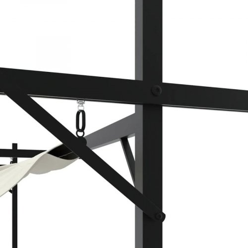 Pérgola con cubierta retráctil Vidaxl