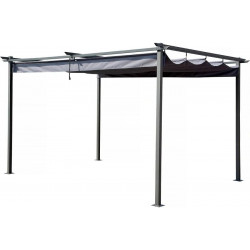 Pérgola con techo retráctil