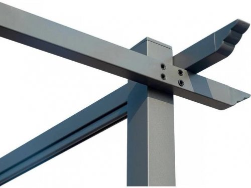 Pérgola con techo retráctil