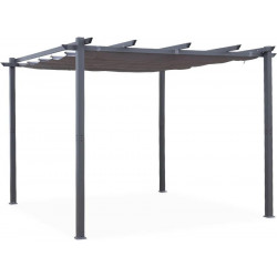 Pérgola de aluminio Isla 3x3m