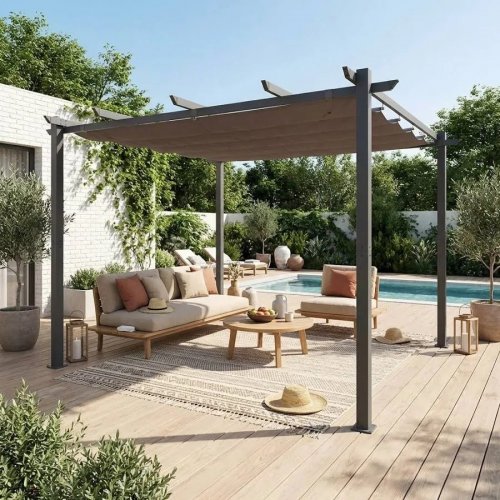 Pérgola de aluminio Isla 3x3m