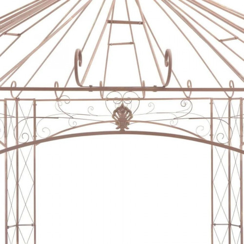 Pérgola de Jardín Marrón Antiguo Hierro Vidaxl