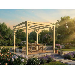 Pérgola Descubierta Autoportante 290x290 JIJONA-C