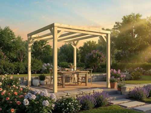 Pérgola Descubierta Autoportante 290x290 JIJONA-C